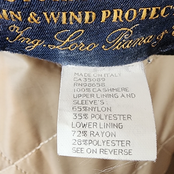 Paul & Shark Loro Piana Storm System 100% Cashmere Hooded Coat Detachable Collar - Picture 12 of 16